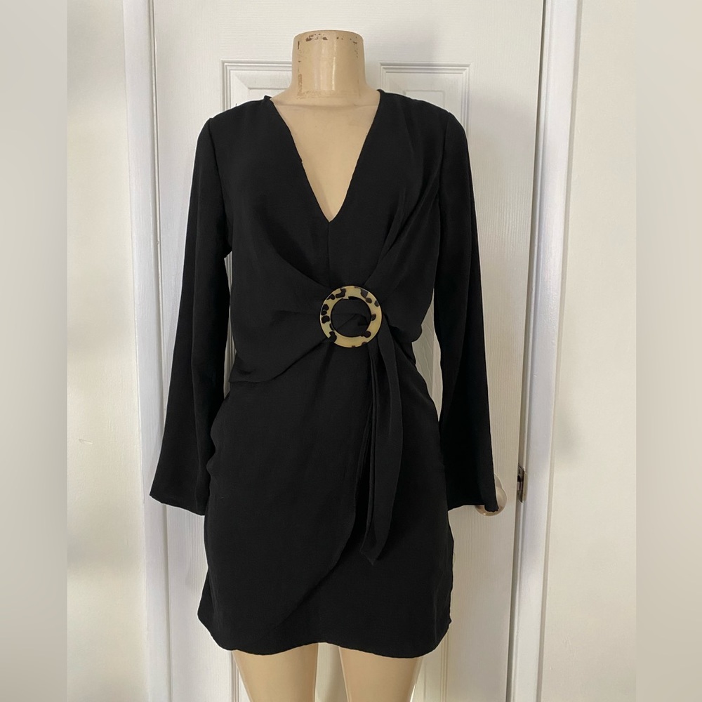 Topshop Black Mini Dress Size US 4 NWT